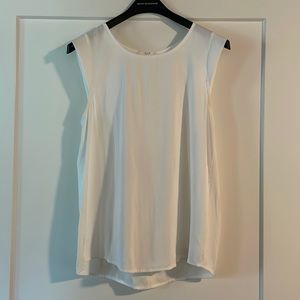 Beautiful Crisp White Linen Top